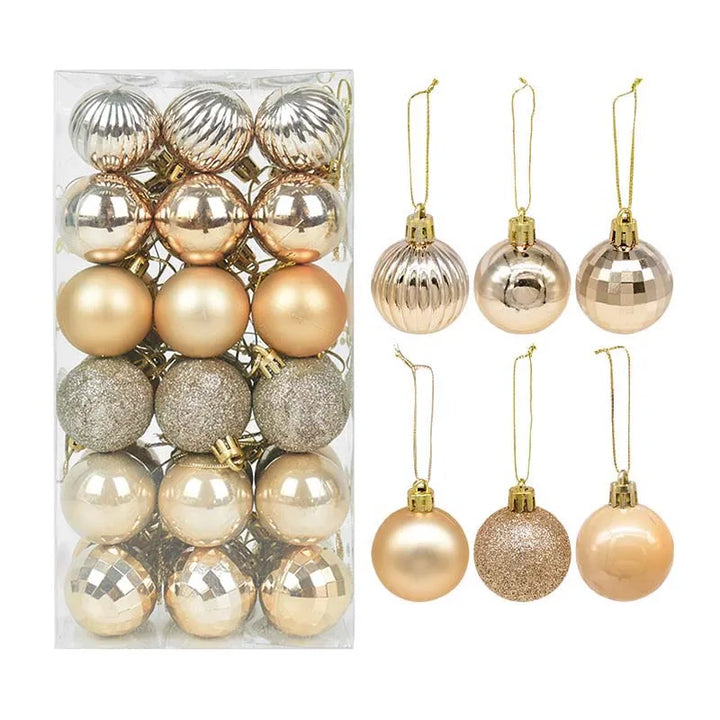 Kerstballen 36 stuks | Versiering voor Kerstmis Boom-Home Decor-Calora-Goud-Calora