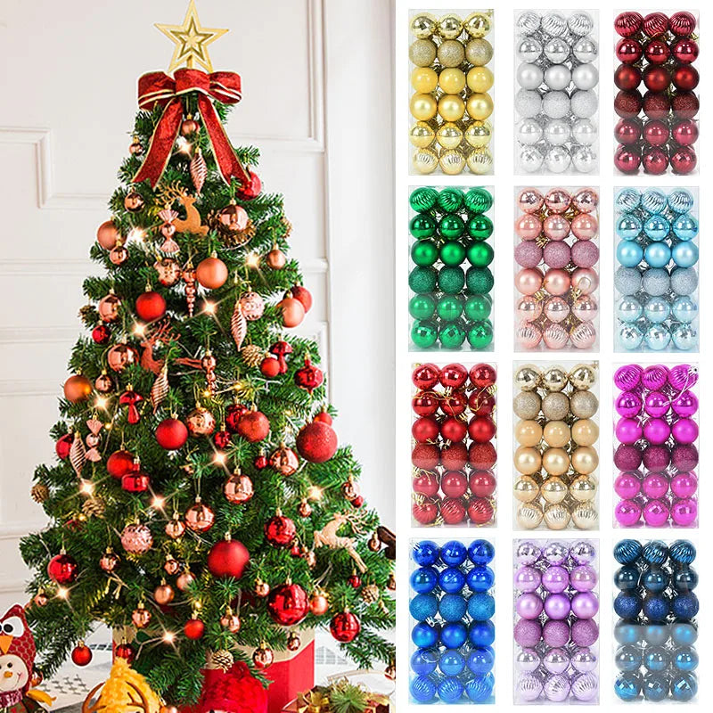 Kerstballen 36 stuks | Versiering voor Kerstmis Boom-Home Decor-Calora-Goud-Calora