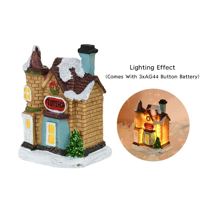 Kersthuisje | Luminous Cabin LED Decoraties voor Kerstmis-Home Decor-Calora-1 Huisje-Calora