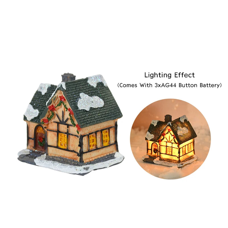 Kersthuisje | Luminous Cabin LED Decoraties voor Kerstmis-Home Decor-Calora-1 Huisje-Calora