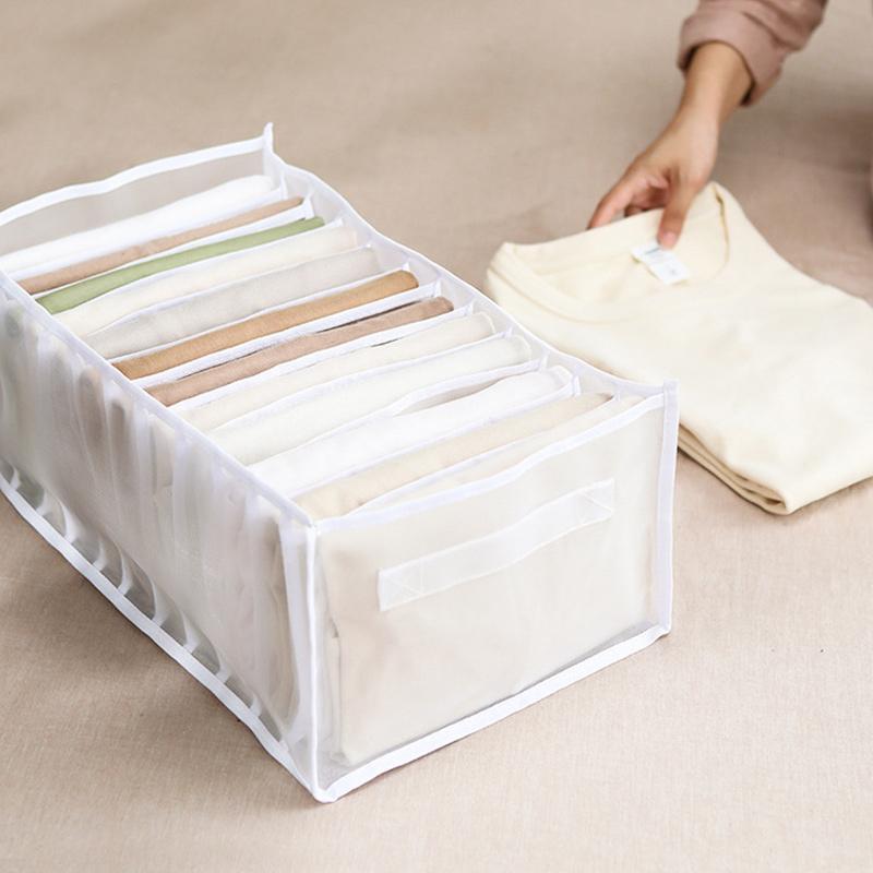 Kleding Opbergkast Organizer Set 4 stuks-Home Decor-Calora-Grijs-17* 36* 12 cm-Bundelvoordeel - Set van 4-Calora