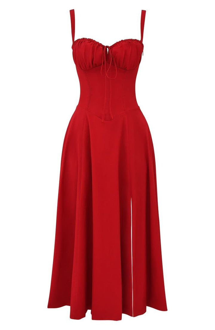 CALORA_ Korsett Jurk Elegante Vrouwelijke Silhouette