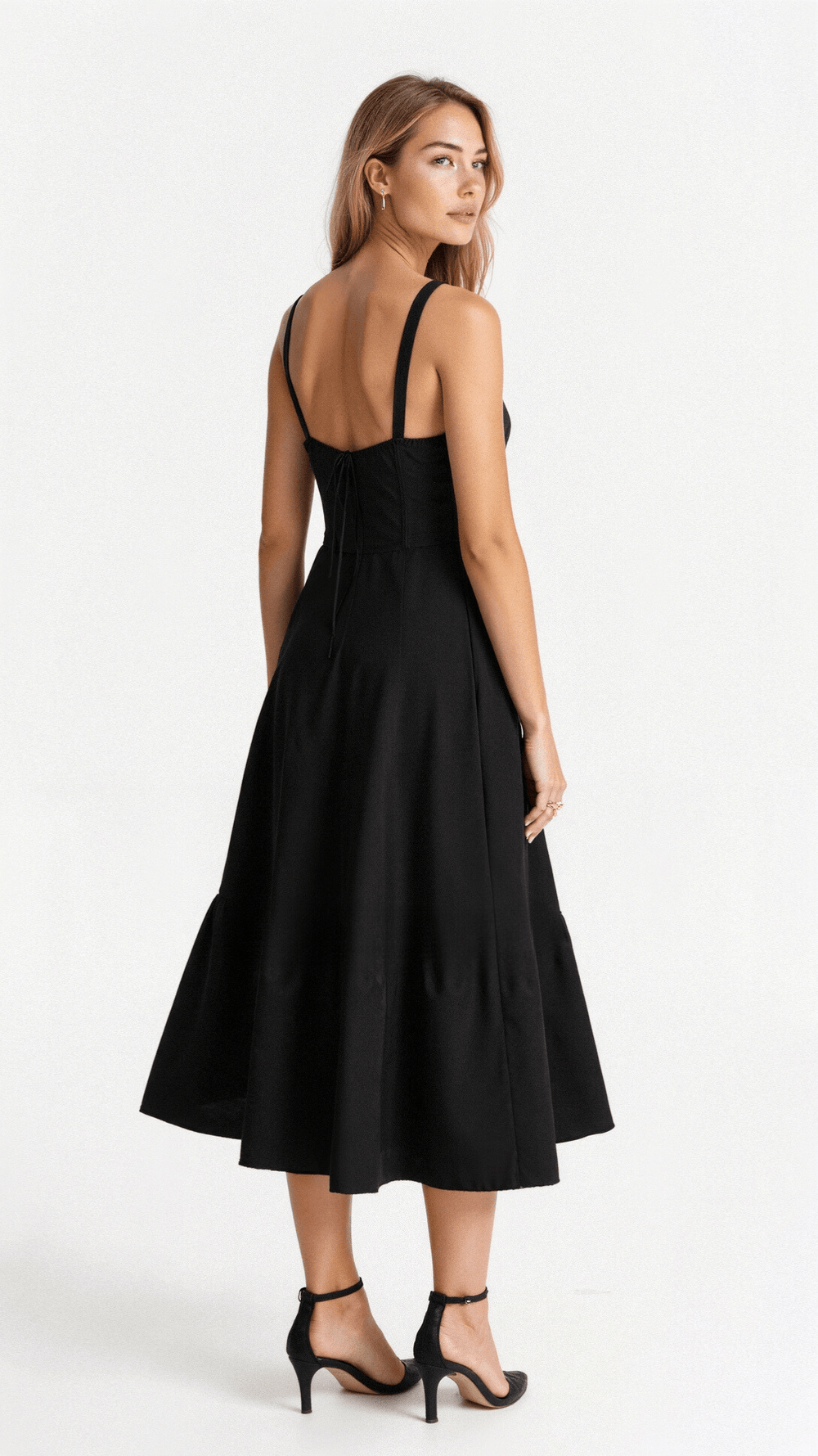 CALORA_ Korsett Jurk Elegante Vrouwelijke Silhouette