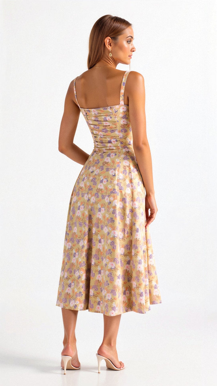 CALORA_ Korsett Jurk Elegante Vrouwelijke Silhouette