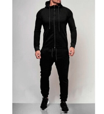 CALORA_ Lacásto | Slim-fit trainingspak met capuchon