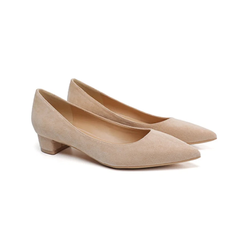 Lady Flock | Elegante lage hakken voor vrouwen-Hakken-Calora-Zwart-34-Calora
