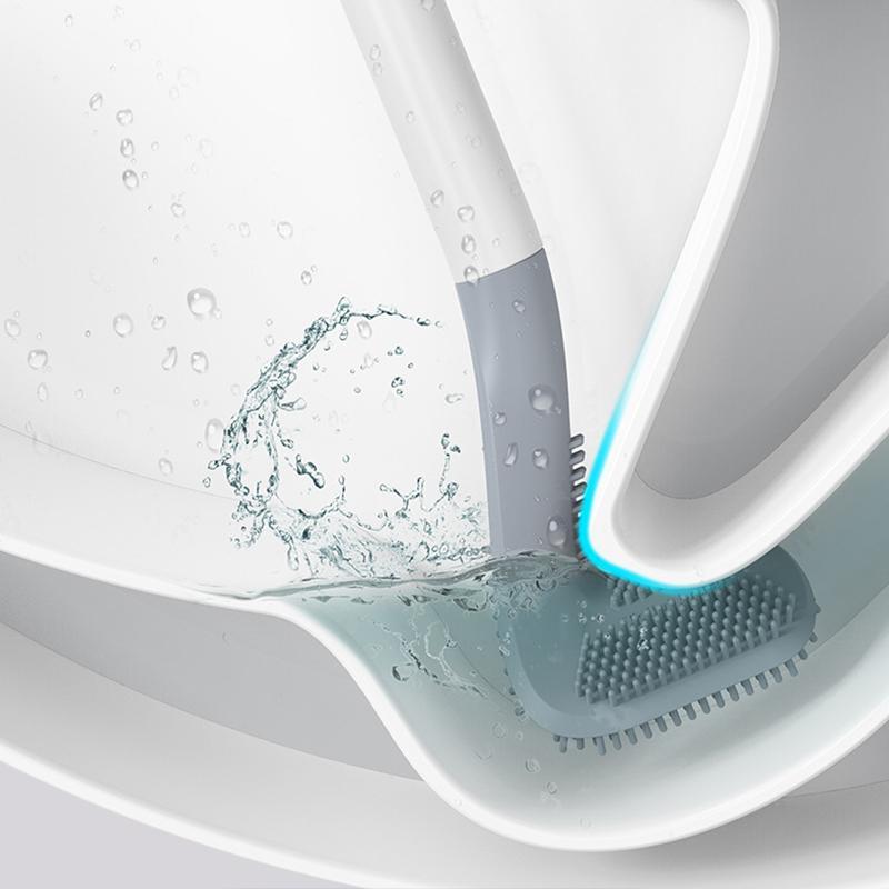 Lange Slimme Toiletborstel - Lastige Plekken Effectief Schoonmaken-Elektronica/Gadgets-Calora-Groen-Calora