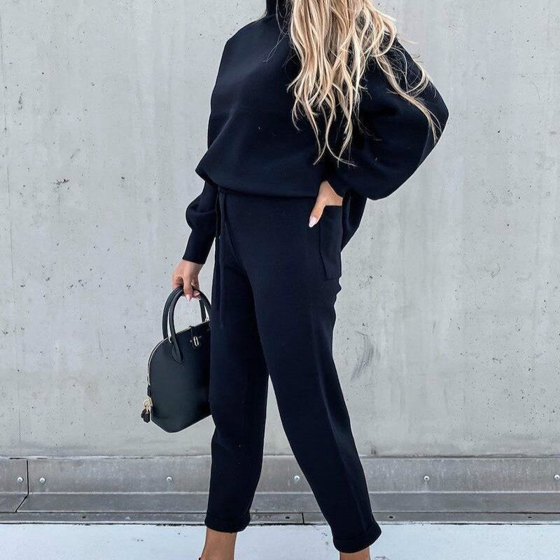 Lavena | Comfy Zacht Dames Joggingpak-Sets & Pakken-Calora-Beige-S-Calora