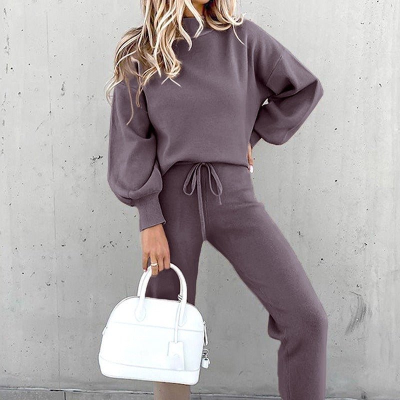 Lavena | Comfy Zacht Dames Joggingpak-Sets & Pakken-Calora-Beige-S-Calora