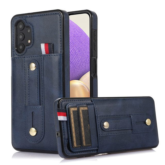 CALORA_ Leder Hoes met Kaartenhouder voor Samsung Galaxy A