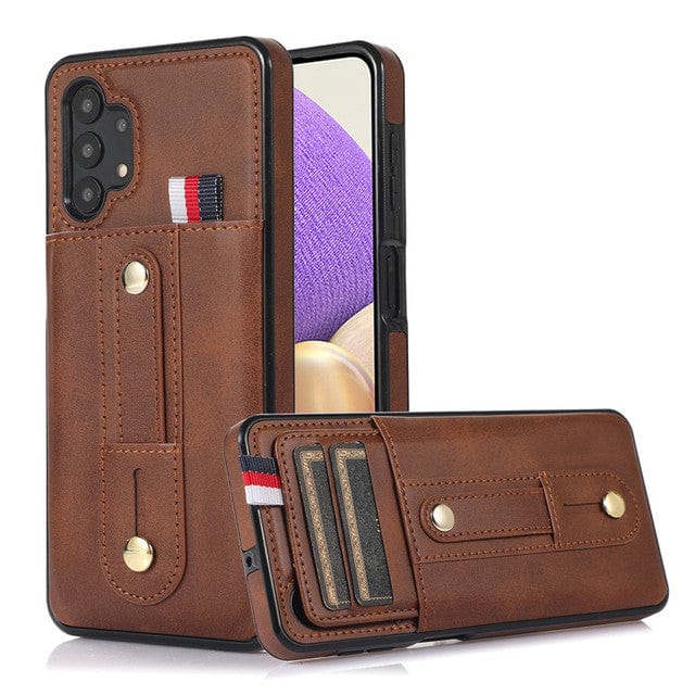 CALORA_ Leder Hoes met Kaartenhouder voor Samsung Galaxy A