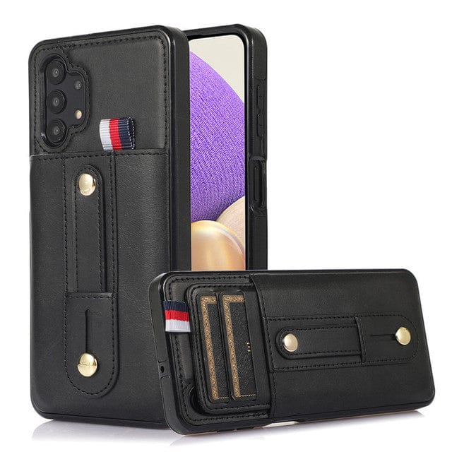 CALORA_ Leder Hoes met Kaartenhouder voor Samsung Galaxy A