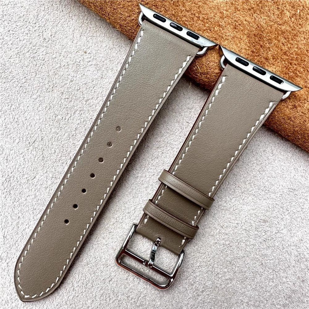 CALORA_ Leren Band voor Apple Watch in Diverse Kleuren en Stijlen
