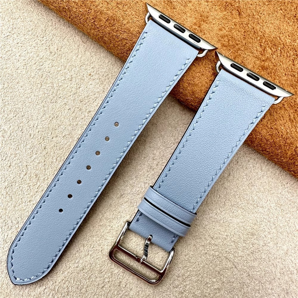 CALORA_ Leren Band voor Apple Watch in Diverse Kleuren en Stijlen