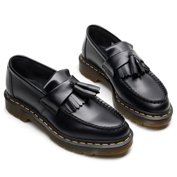 CALORA_ Leren Loafers in Cognac Bruin voor Comfort en Stijl