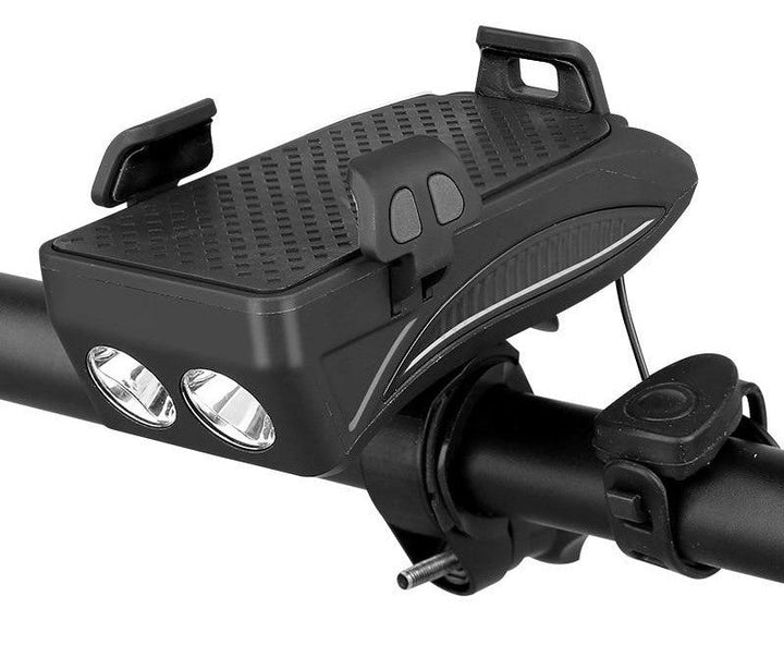 CALORA_ LEVIT Bikes | 4-in-1 Telefoonhouder, Powerbank, Verlichting & Claxon