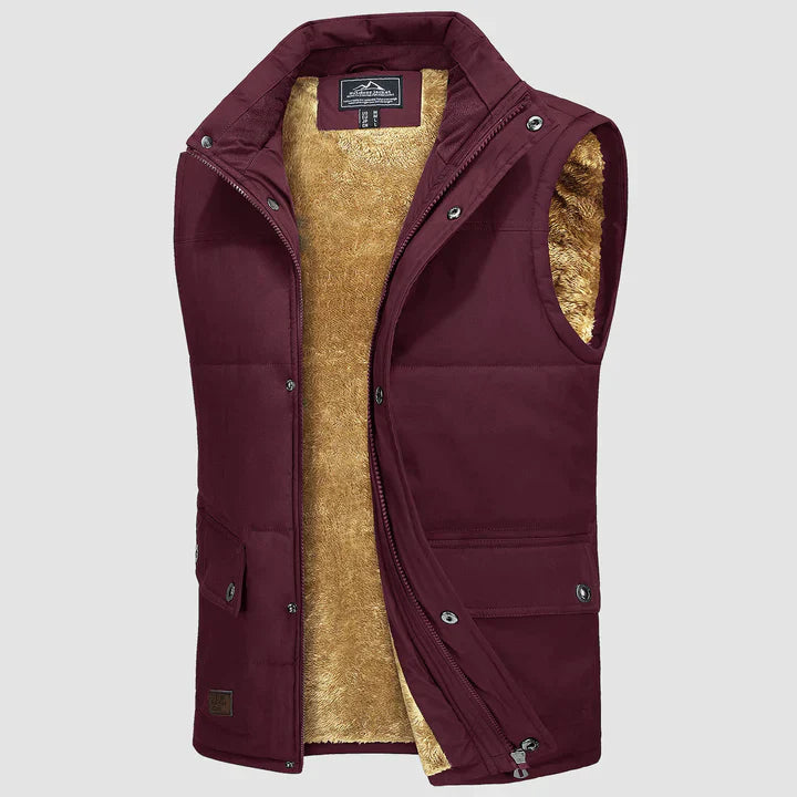 Liam | Warme Heren Bodywarmer-Bodywarmers-Calora-Zwart-XS-Calora
