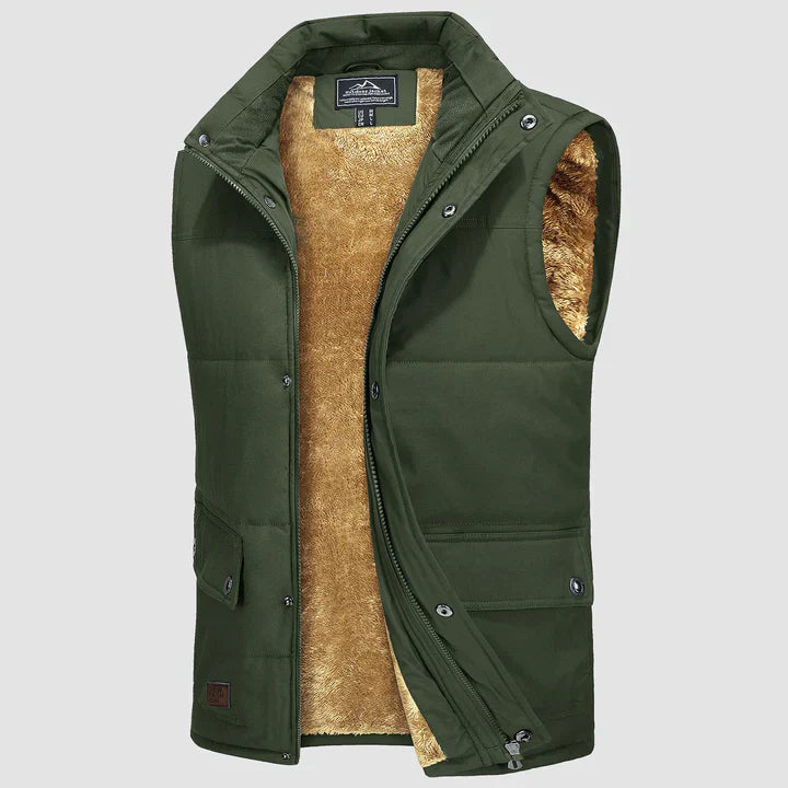 Liam | Warme Heren Bodywarmer-Bodywarmers-Calora-Zwart-XS-Calora