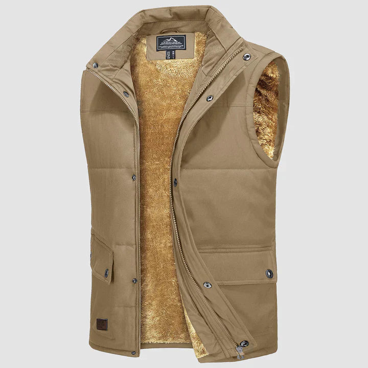 Liam | Warme Heren Bodywarmer-Bodywarmers-Calora-Zwart-XS-Calora