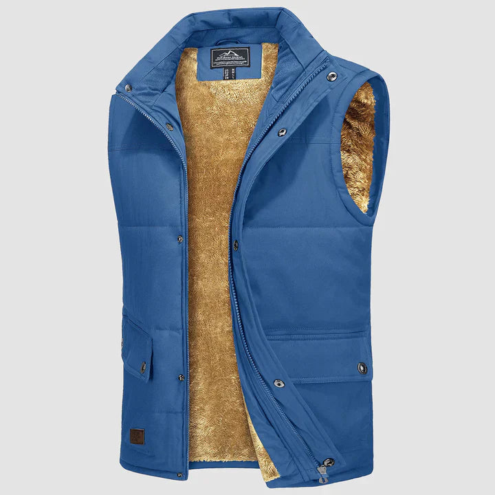 Liam | Warme Heren Bodywarmer-Bodywarmers-Calora-Zwart-XS-Calora