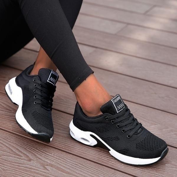 CALORA_ Lichte Sneakers voor Dames met Comfortabele Ondersteuning