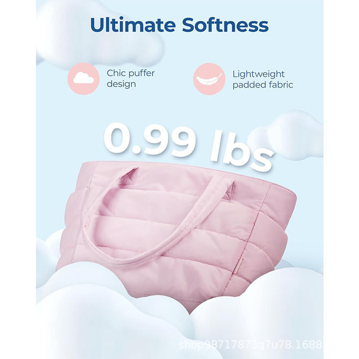 CALORA_ Lichtgewicht Katoenen Handtas voor Dames - Perfect voor Reis, Werk, Strand en Sport
