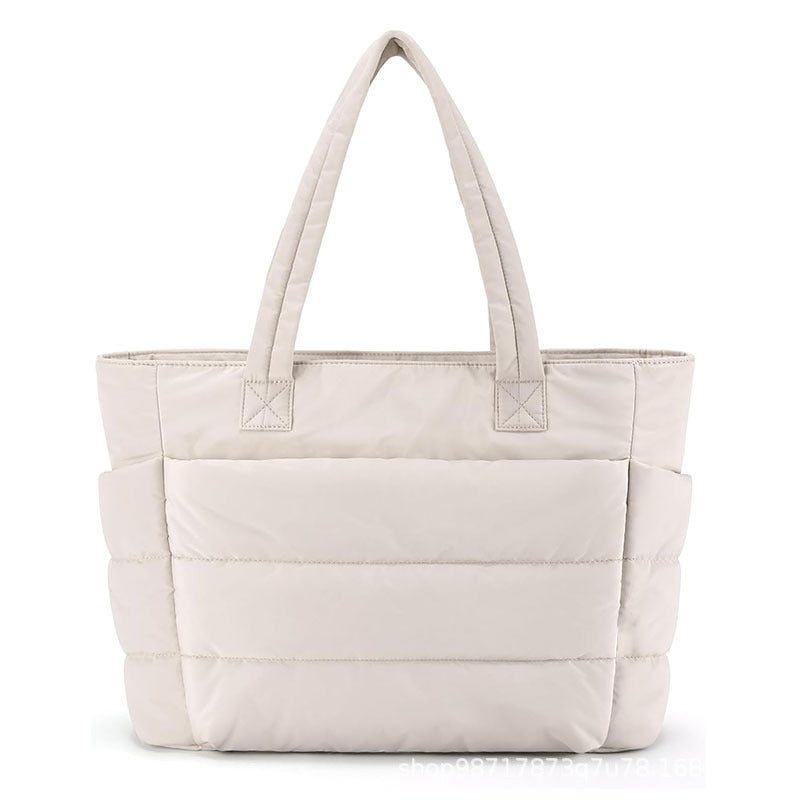CALORA_ Lichtgewicht Katoenen Handtas voor Dames - Perfect voor Reis, Werk, Strand en Sport