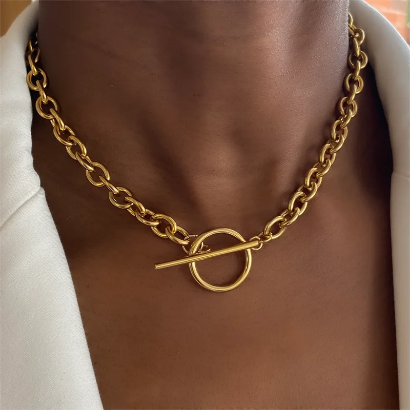 Liefdesverklaring Chunky Ketting-Kettingen-Calora-Goud-Calora