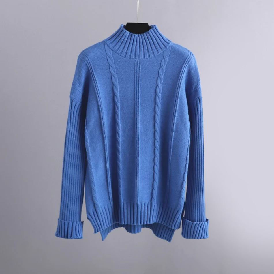 Linn | Set van coltrui en wijde gebreide broek voor dames-Sets & Pakken-Calora-Wit-S-Calora
