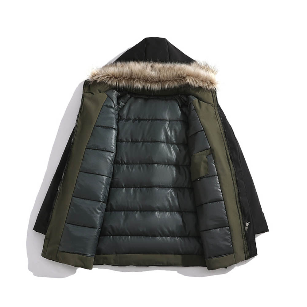 CALORA_ Linor | Winterjas met Bont Capuchon voor Heren