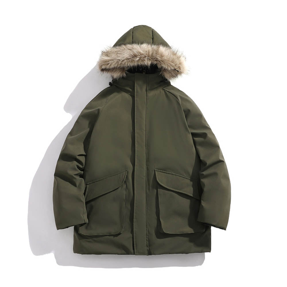 CALORA_ Linor | Winterjas met Bont Capuchon voor Heren