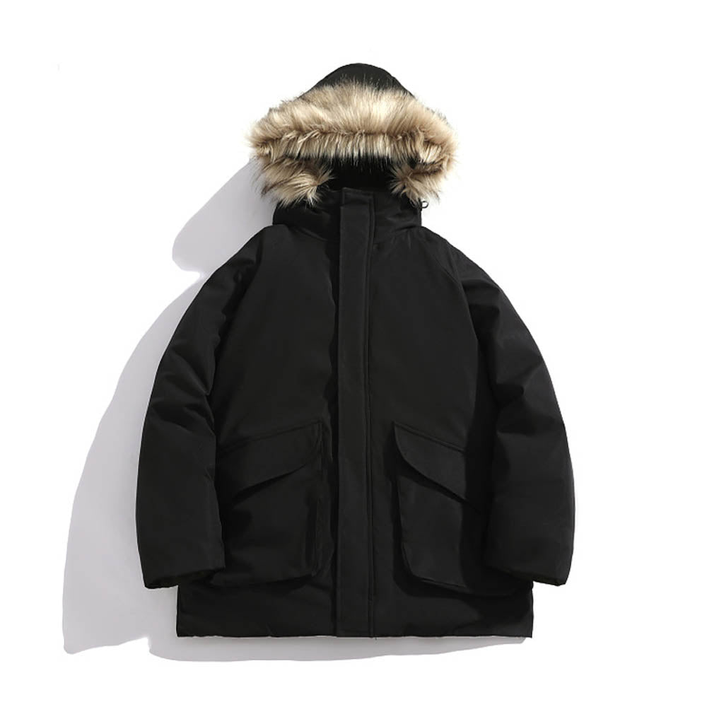 CALORA_ Linor | Winterjas met Bont Capuchon voor Heren