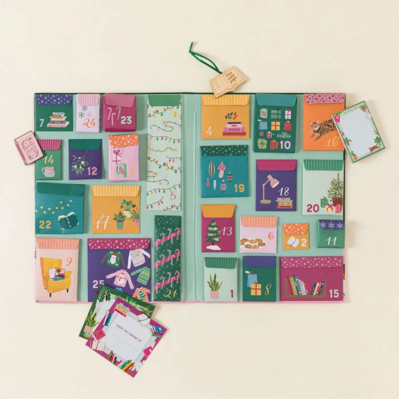 CALORA_ Literaire Adventskalender voor Boekenliefhebbers met 25 Verrassingen