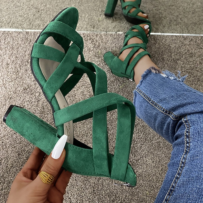 Livia | Elegante Sandalen met Hakken-Hakken-Calora-Zwart-35-Calora