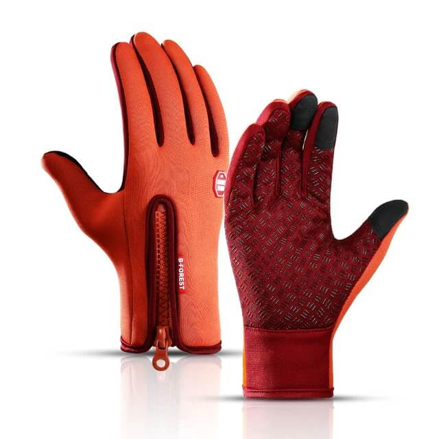 Lodi | Thermo Waterdichte Touchscreen Handschoenen-Handschoenen-Calora-S-Oranje-Calora