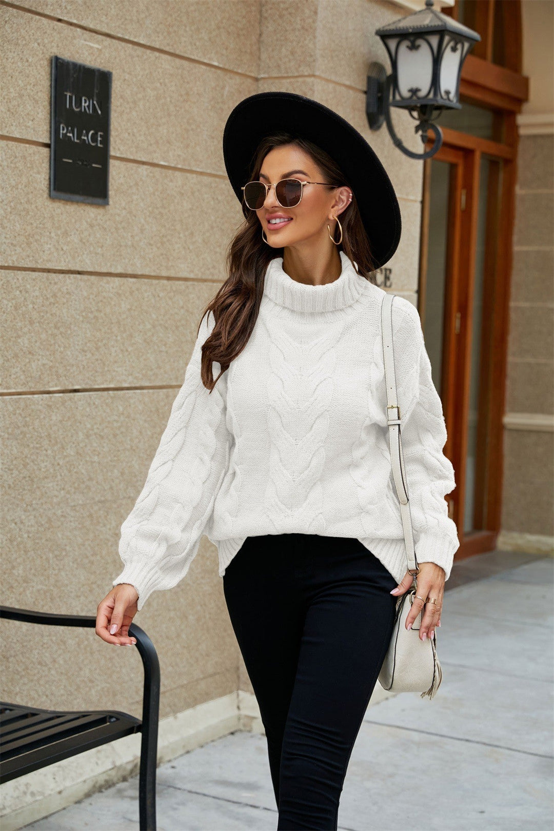 Loriann | Luchtige Warme Sweater met Col-Blazers & Vesten-Calora-Grijs-S-Calora