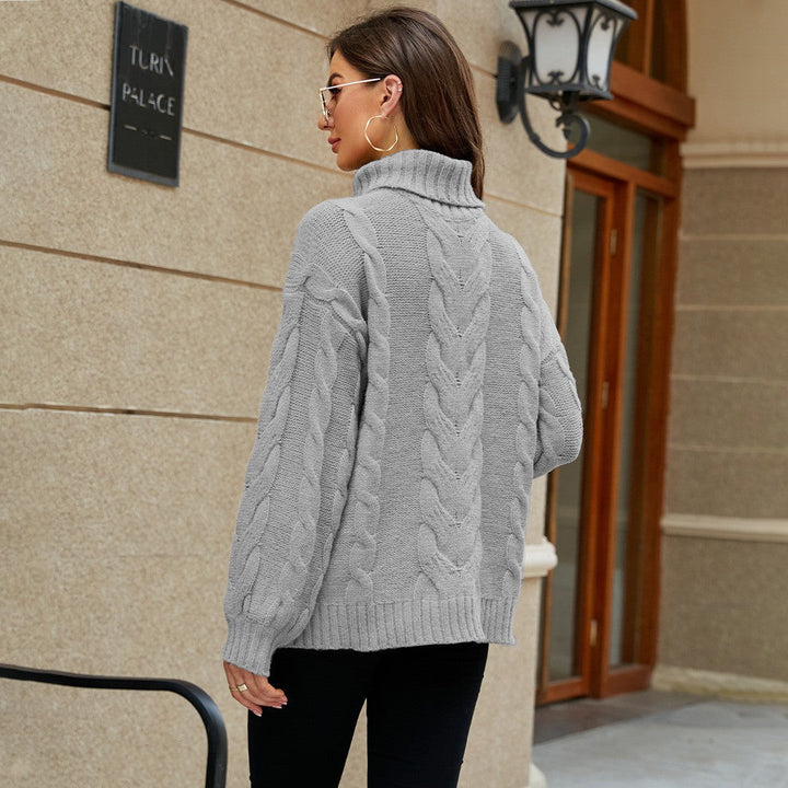 Loriann | Luchtige Warme Sweater met Col-Blazers & Vesten-Calora-Grijs-S-Calora