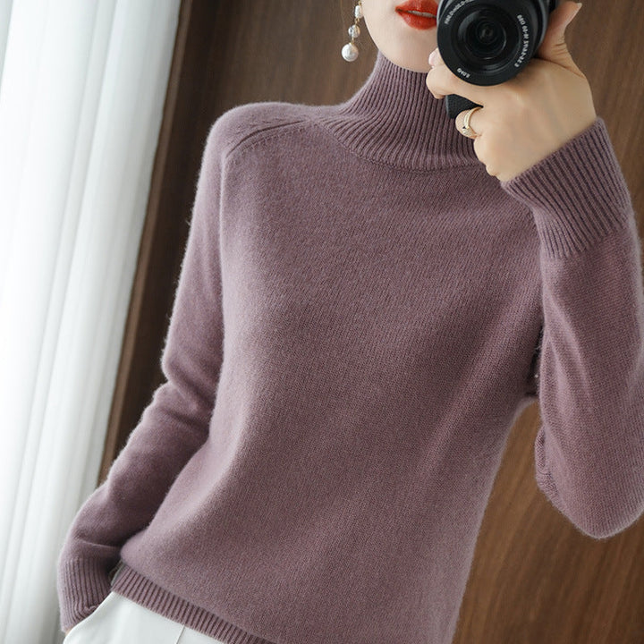 Los gebreide trui met lange mouwen-Blazers & Vesten-Calora-Donker Roze-M-Calora