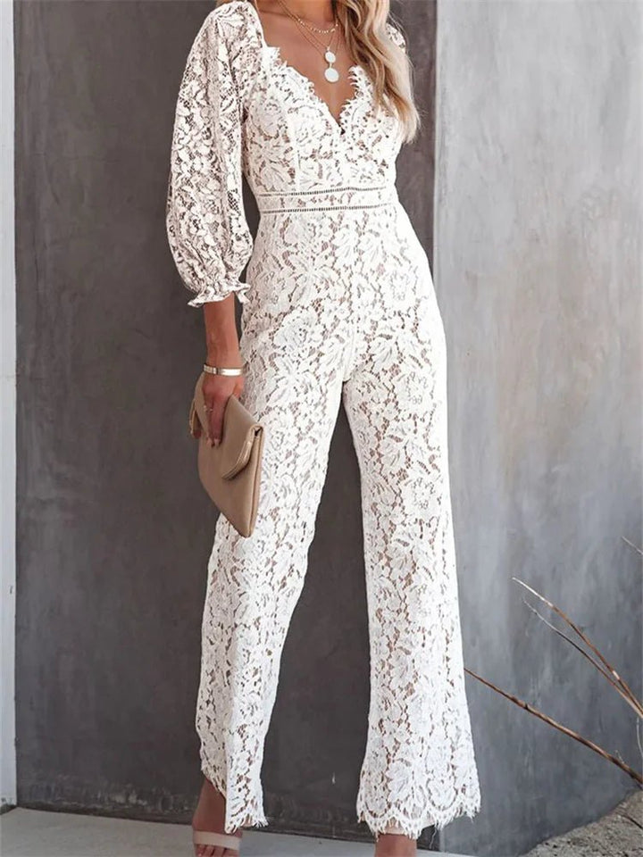 Lotus | Boho Jumpsuit Jurk-Jumpsuits-Calora-Mouwloos-Zwart-M-Calora