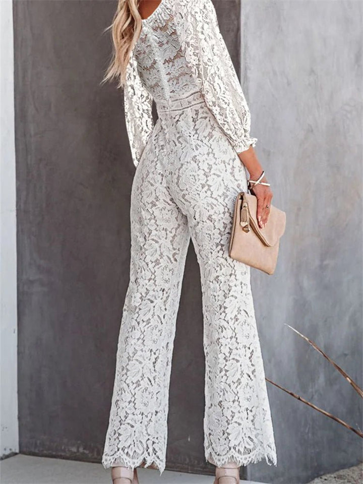 Lotus | Boho Jumpsuit Jurk-Jumpsuits-Calora-Mouwloos-Zwart-M-Calora