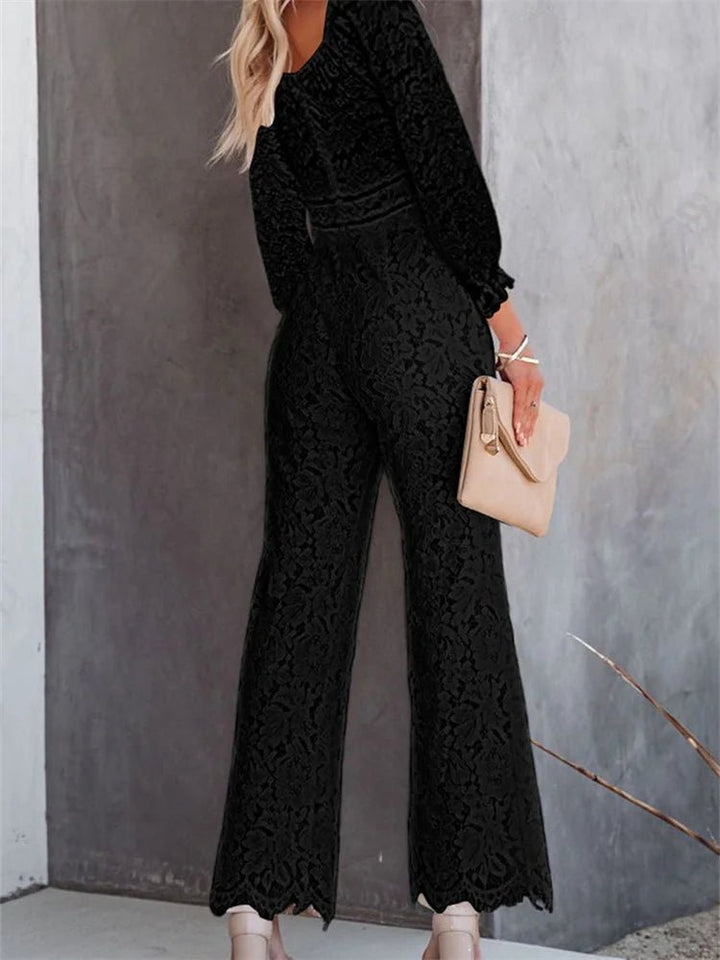 Lotus | Boho Jumpsuit Jurk-Jumpsuits-Calora-Mouwloos-Zwart-M-Calora
