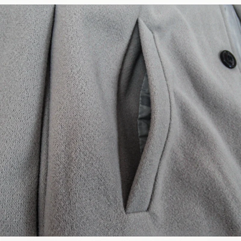 Lucas | Middellange Casual Herfst- en Winterjas voor heren-Zomer Jassen-Calora-Zwart-M-Calora
