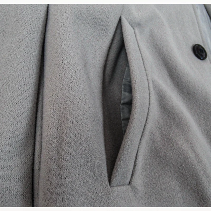 Lucas | Middellange Casual Herfst- en Winterjas voor heren-Zomer Jassen-Calora-Zwart-M-Calora