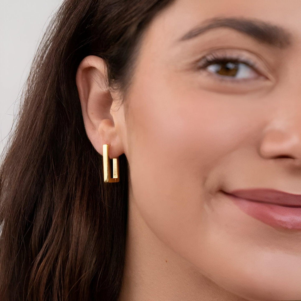 Lumina | Golden Grace Oorbellen in 18K Vergulde Luxe-Oorbellen-Calora-Calora