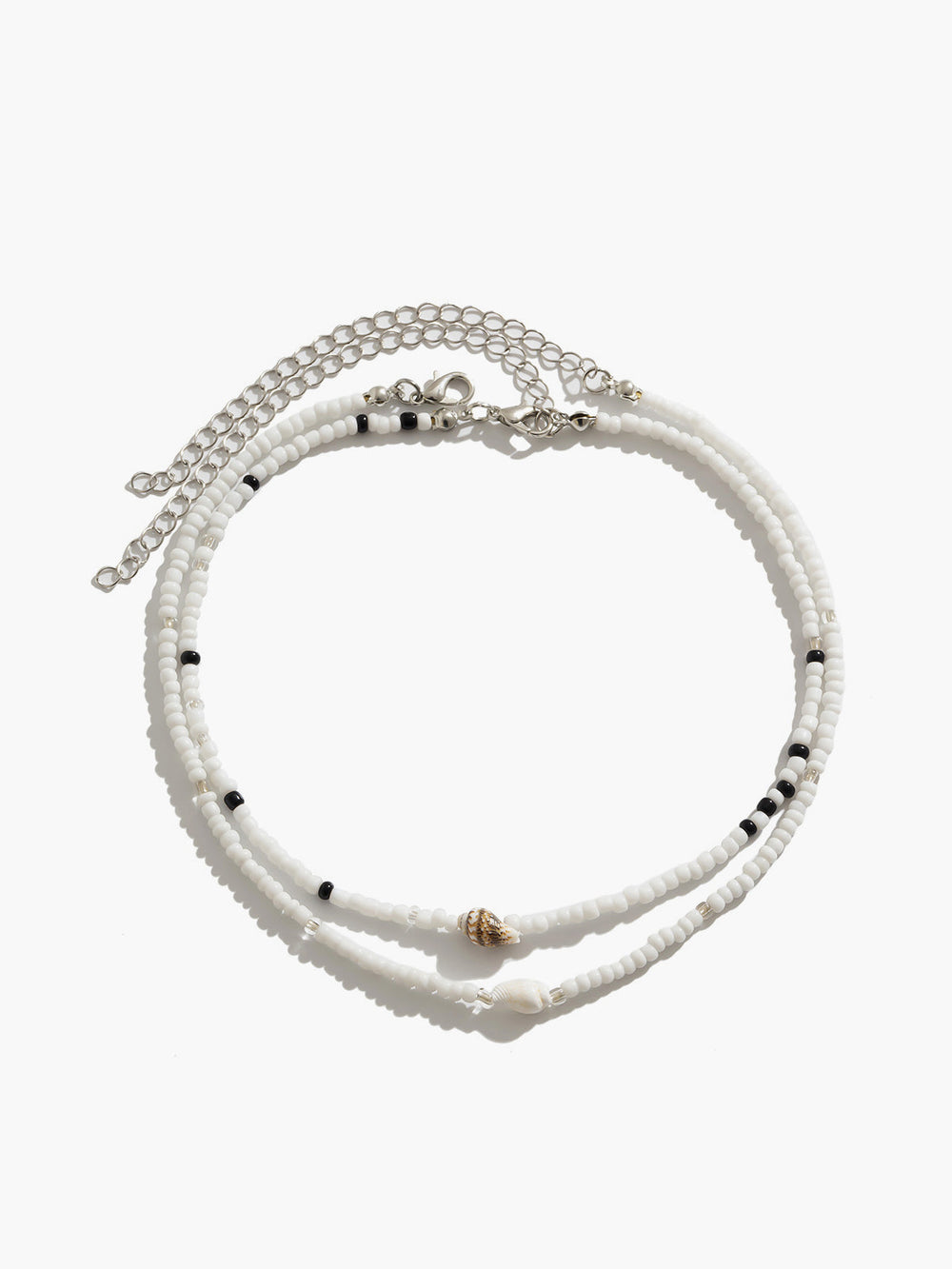 Lunelle | Unieke Zee Schelpenketting-Kettingen-Calora-Wit-One Size-Calora