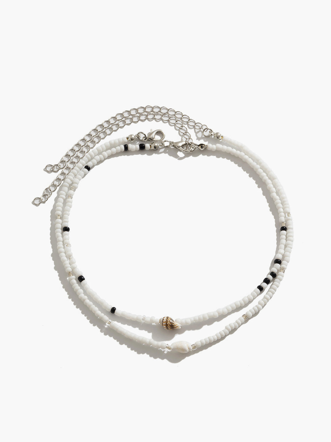 Lunelle | Unieke Zee Schelpenketting-Kettingen-Calora-Wit-One Size-Calora