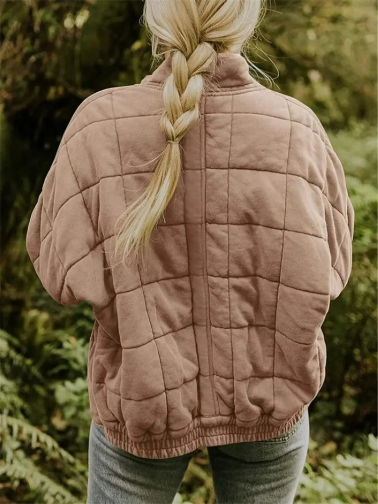 Luxe Dames Overgangsjas - Comfortabele Warme Jas voor het Voorjaar-Zomer Jassen-Calora-Donkergroen-S-Calora