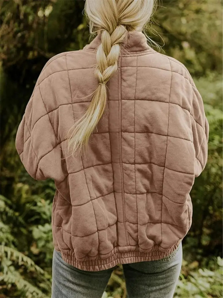 Luxe Dames Overgangsjas - Comfortabele Warme Jas voor het Voorjaar-Zomer Jassen-Calora-Donkergroen-S-Calora