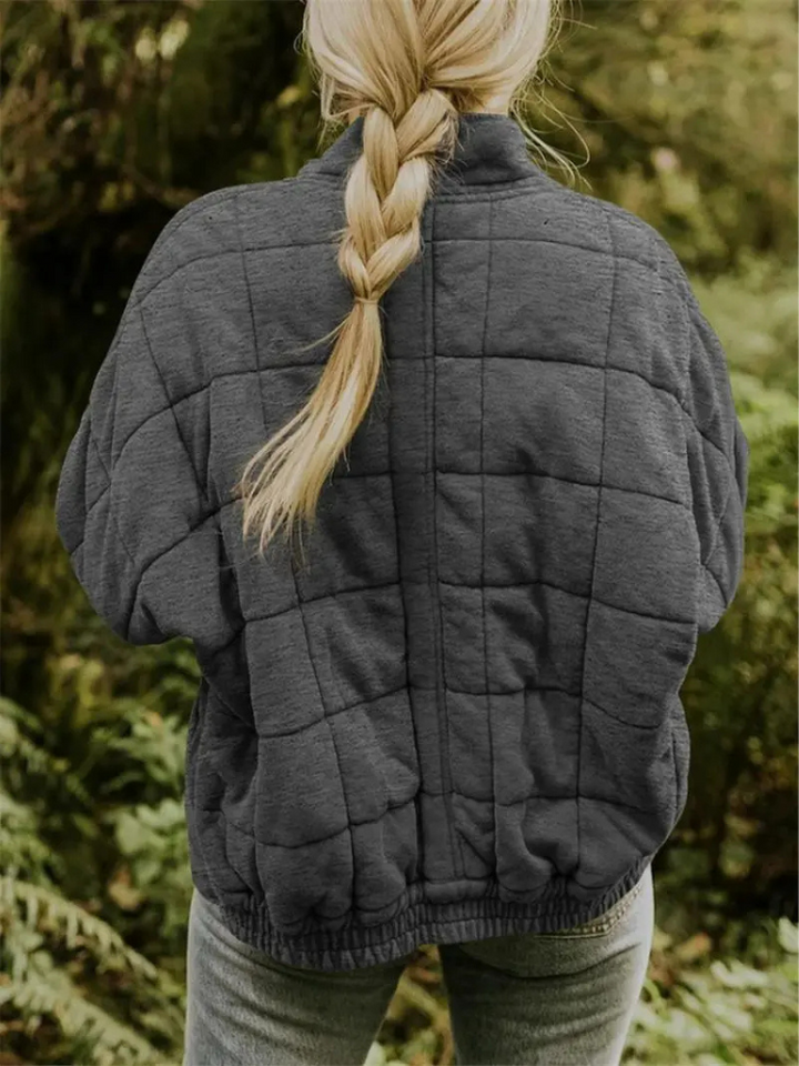 Luxe Dames Overgangsjas - Comfortabele Warme Jas voor het Voorjaar-Zomer Jassen-Calora-Donkergroen-S-Calora