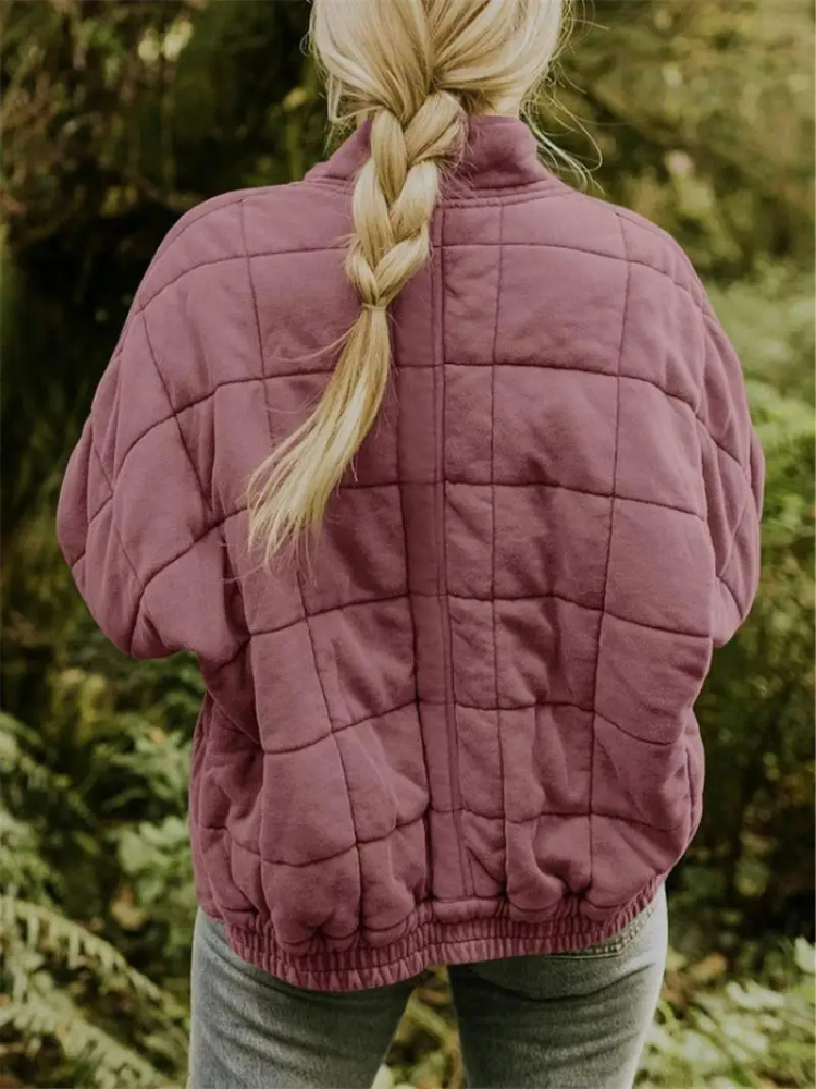 Luxe Dames Overgangsjas - Comfortabele Warme Jas voor het Voorjaar-Zomer Jassen-Calora-Donkergroen-S-Calora